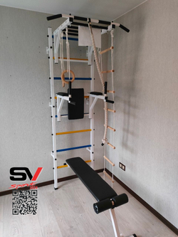 Монтаж шведской стенки Sv Sport в пеноблочные, газоблочные стены