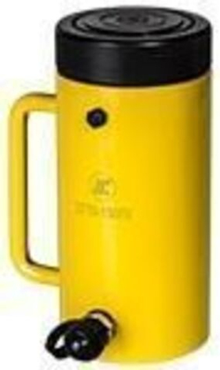 Домкрат грузовой ДГ400-150ПГ (400т, Ход 150мм) с фиксирующей гайкой и пружинным возвратом штока