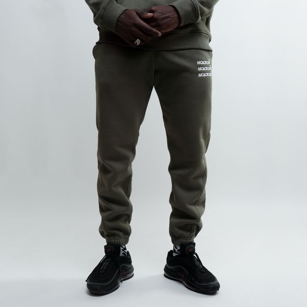 Штаны Molotov Basic W21 Triple Logo Хаки - фото 1