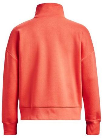 Женская Кофта теннисная Under Armour Women's UA Rival Fleece 1 Zip - после ожога/белая