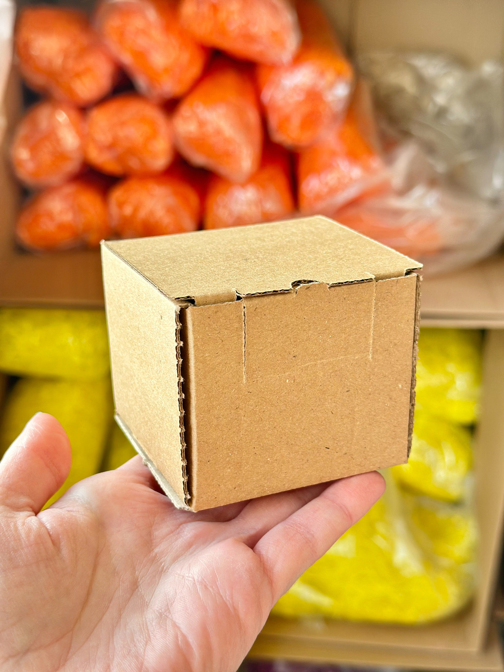 Коробка 7 х 7 х 6 см