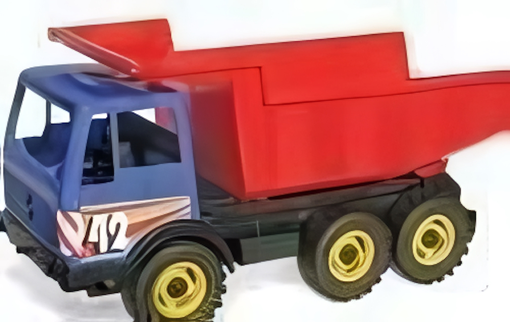 Самосвал Мерседес 3-х осн. 41см. (Лена)