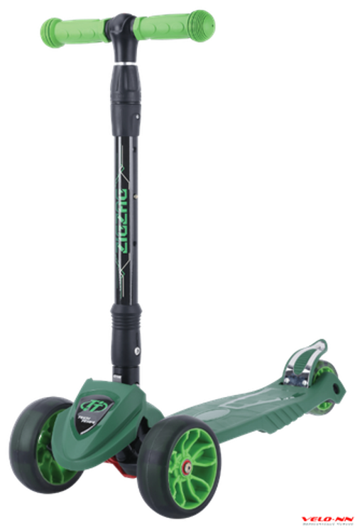 Самокат Tech Team  ZigZag зеленый
