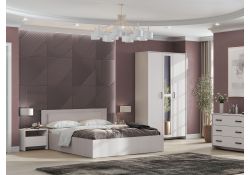 Двуспальная кровать Taika 160х200 ясень анкор светлый