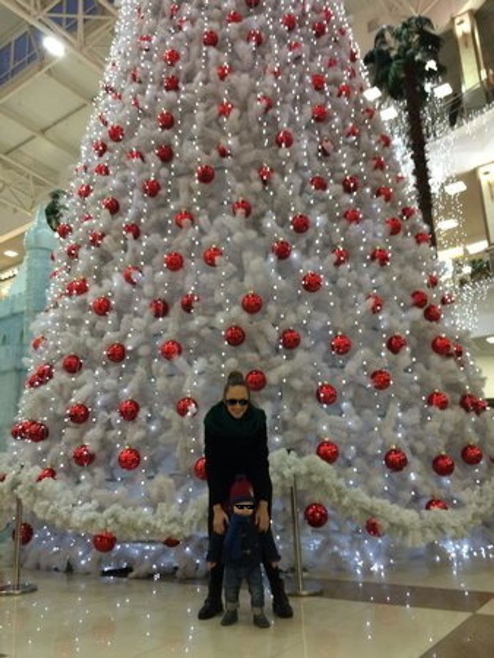 Уличная елка каркасная "Уральская белая сосна" (белая леска) 18 м