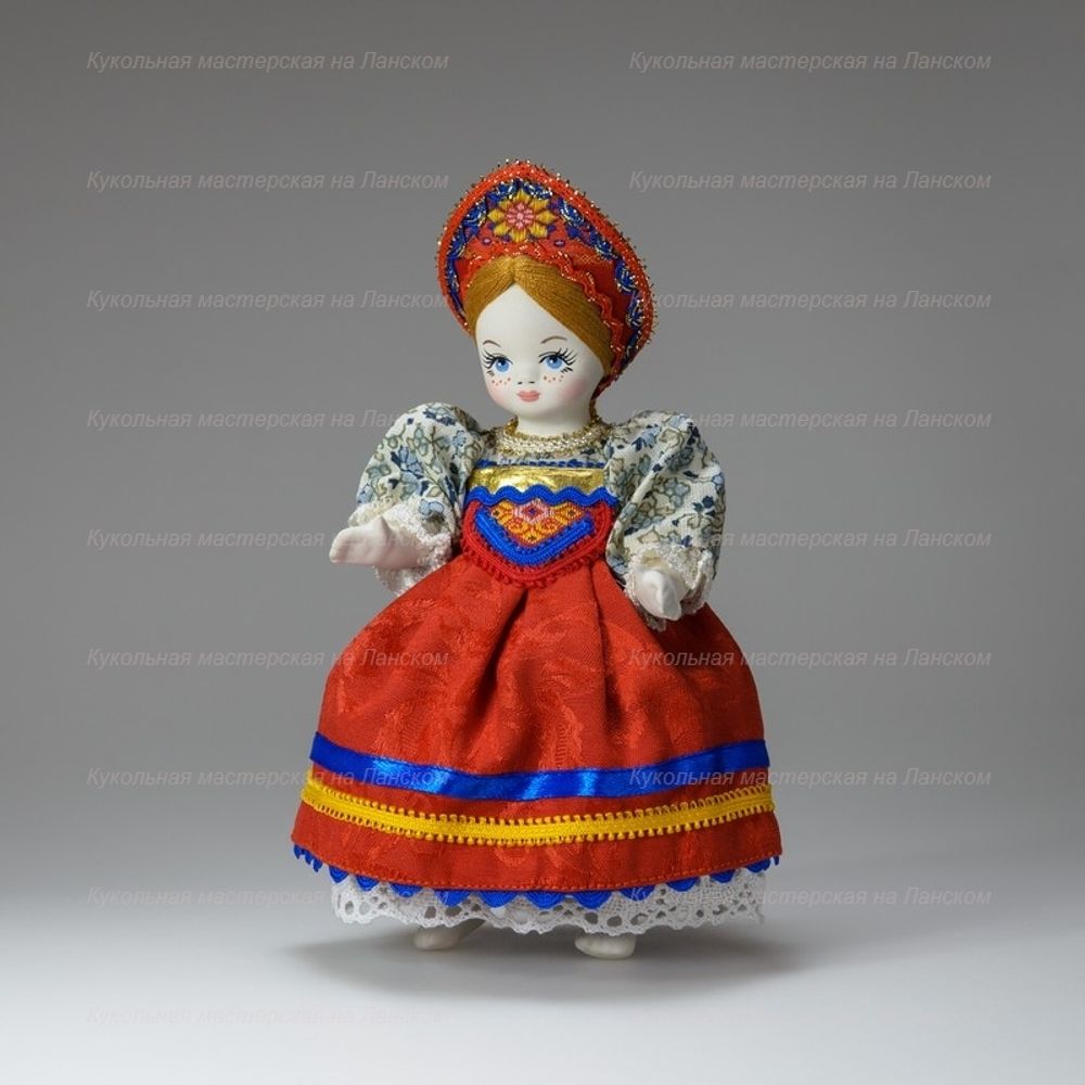 Сувенирная кукла Крестьянская девочка