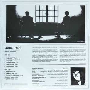 Bryan Ferry, Amelia Barratt / Loose Talk (LP)