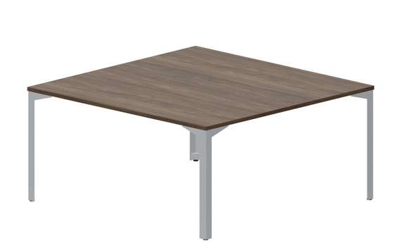 Составной стол на 2 рабочих места 158х156,6х75см, без отверстий