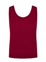 Топ с глубоким вырезом из натурального шелка с шарфиком