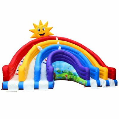 Надувная водная горка «Солнечный скат» 10*8*7 м