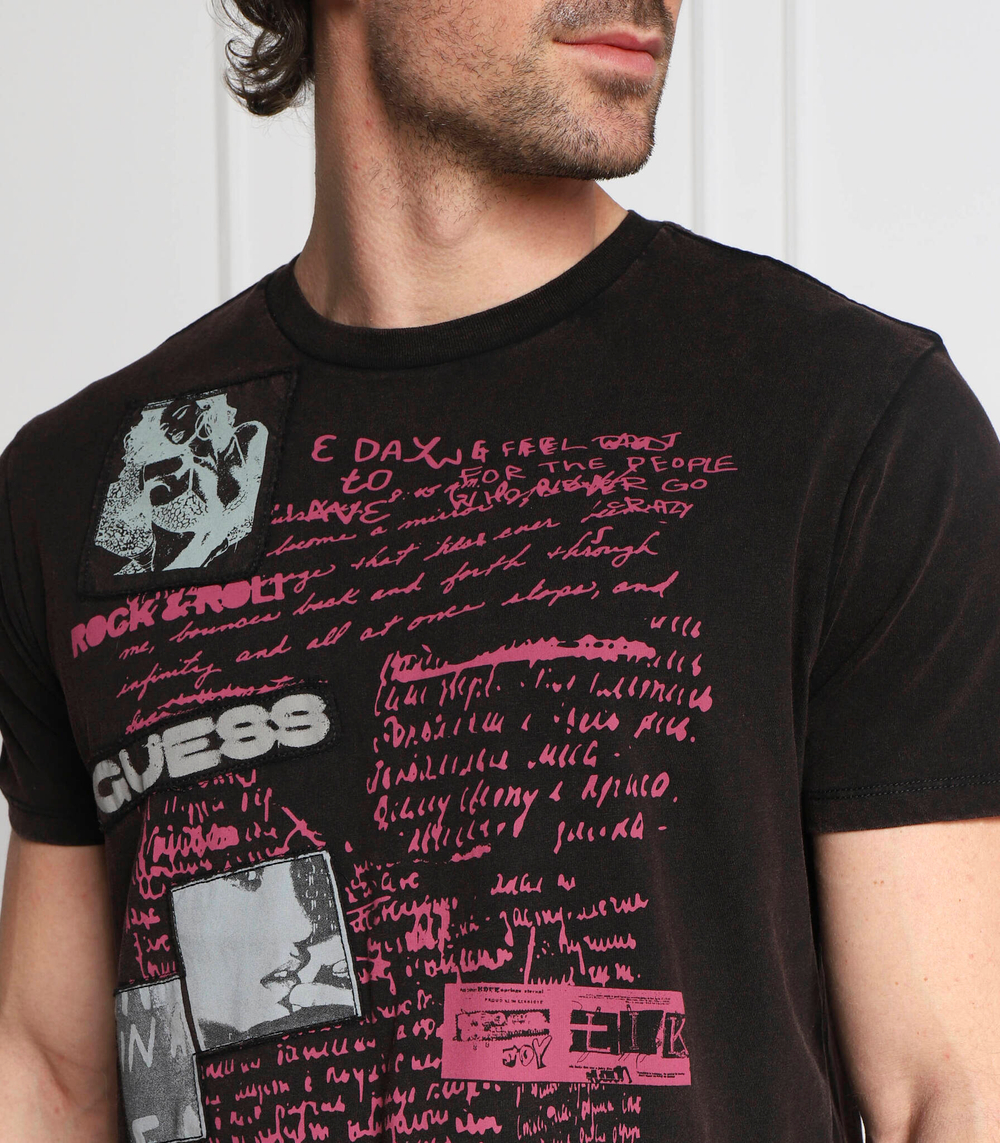 футболка GUESS - коричневый(M3RI61 KBDL0)