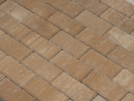 Тротуарная плитка ВАН, форма Брусчатка, h=40мм
