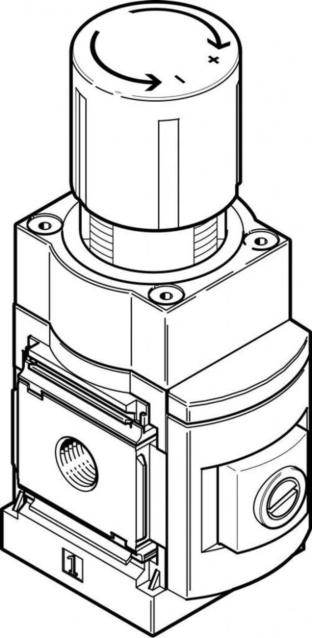 MS6-LRP-3/8-D2-A8 Прецизионный регулятор давления