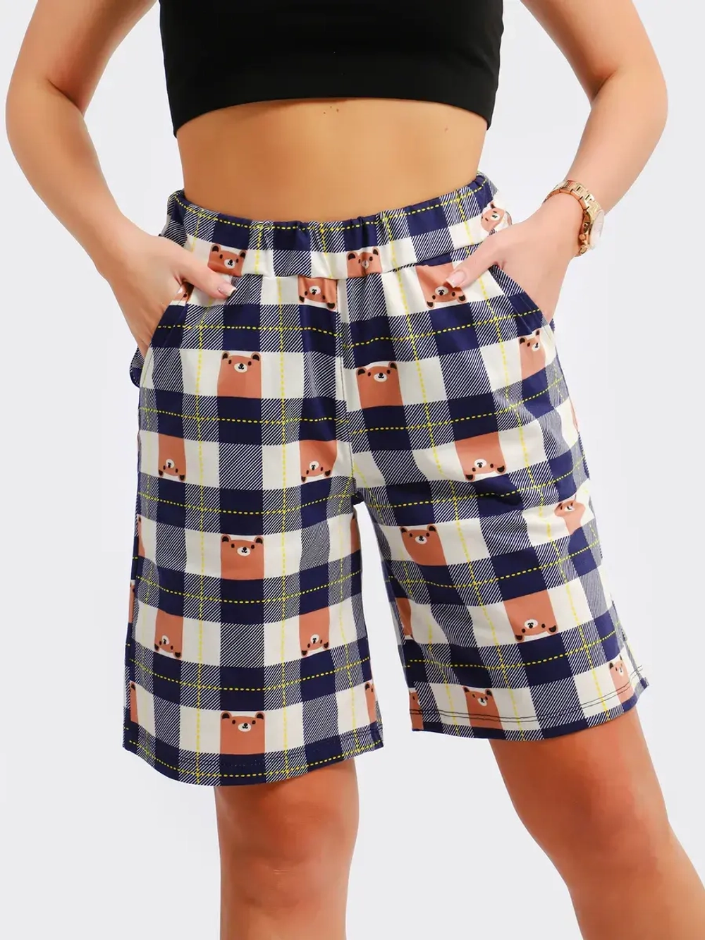 Шорты женские большие размеры