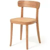 Стул Romane светлый бук с сиденьем из ротанга