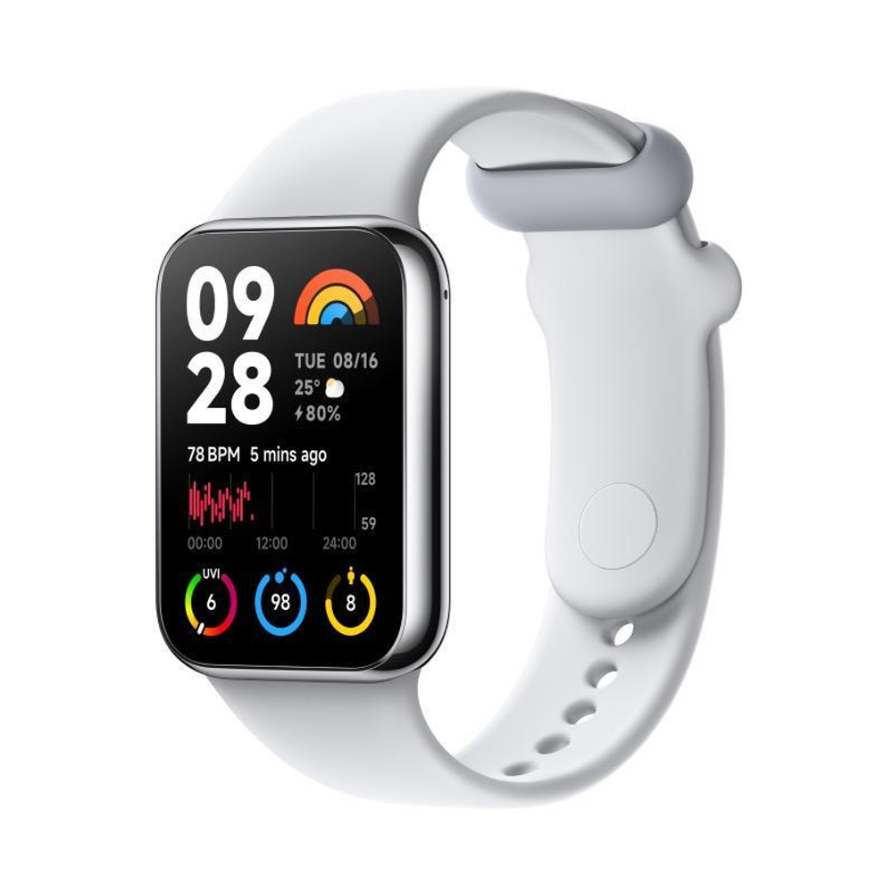 Фитнес-браслет Xiaomi Smart Band 8 Pro (версия Global), белый