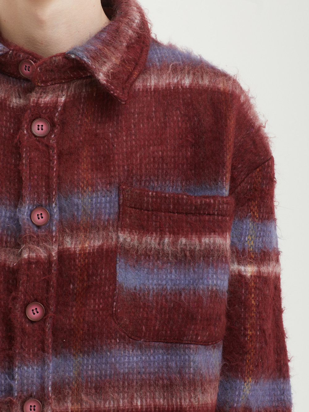 Мужская Рубашка Color Wash Oversized Flannel