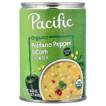 Pacific Foods, органический суп с перцем поблано и кукурузной похмельем, 463 г (16,3 унции)