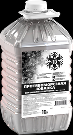 Добавка противоморозная Спутник для цементных растворов,бетона 10л