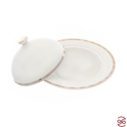 Масленка Thun Опал платиновые пластинки 20см