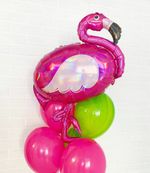 AN Шар фигура Фламинго переливы перламутр 28"/71CM W X 33"/83CM H (БГ-39)