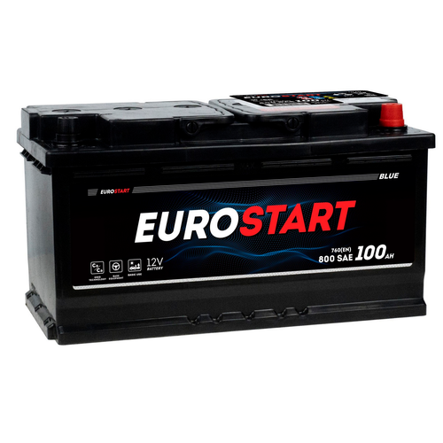Аккумулятор EUROSTART Blue (100Ah, 760A, R+) EB1000