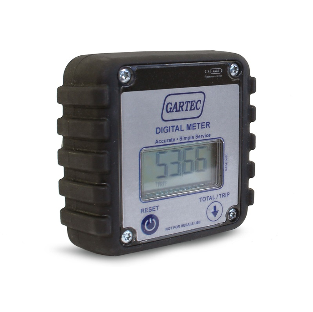 Электронный счетчик для масла, 30 л/мин, давление 100 бар, поключение 1/2",  GARTEC (Италия)