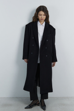 Пальто мужского кроя утепленное