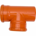 Тройник 110*110/87,5 РАДИУСНЫЙ