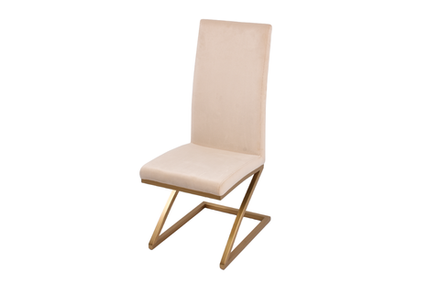 Стул обеденный Ist Casa Палермо, 60х46х105 см, бежевый, матовое золото