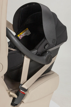 Коляска Carrello Vector 2025 CRL-6551 Nova DK791 Grey Line с базой Isofix 3 в 1 Golden Beige