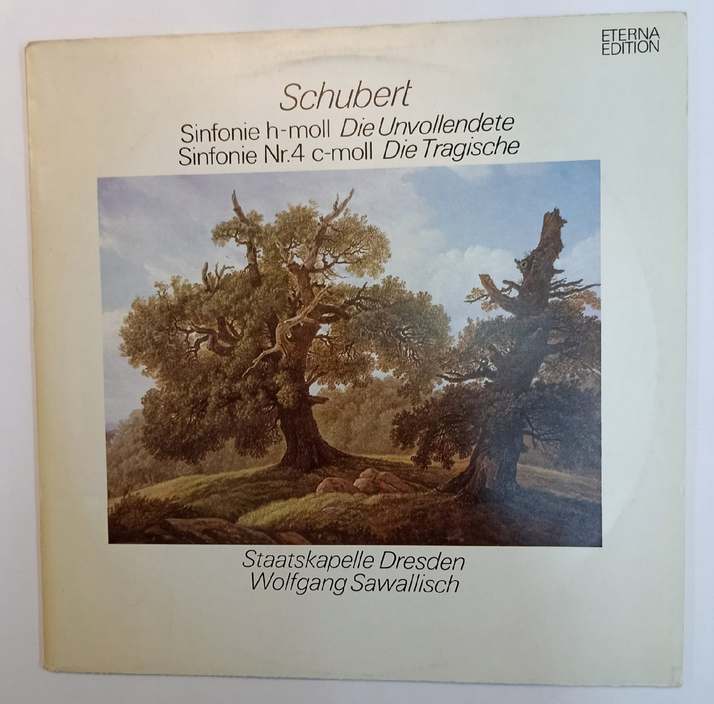 Schubert Staatskapelle Dresden, Wolfgang Sawallisch Sinfonie H moll Die Unvollendete, Sinfonie Nr 4 C moll Die Tragische