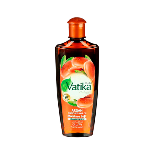 Масло для волос Dabur Vatika Moroccan Argan, Moisture soft Дабур Ватика Марокканская Аргана, Мягкое увлажнение, 200 мл