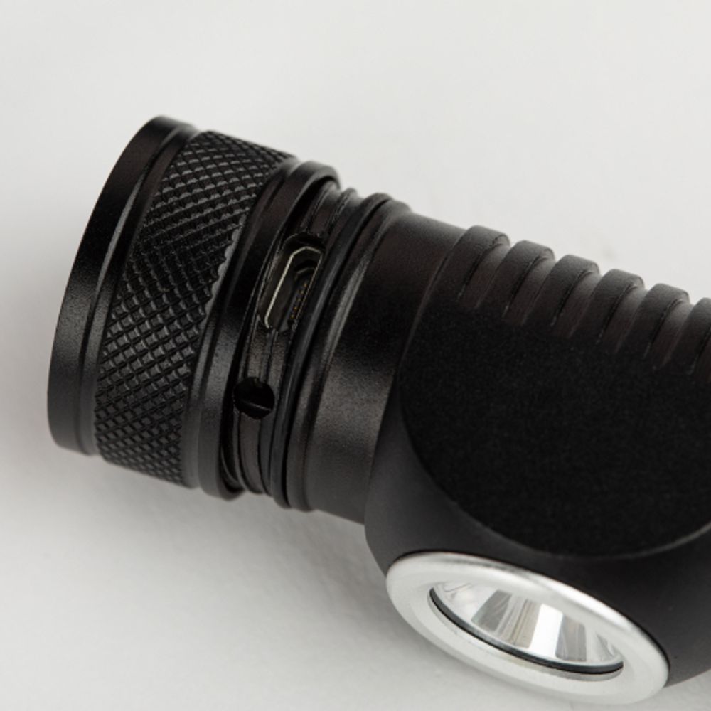 Фонарь налобный светодиодный АРМИЯ РОССИИ GA-502 аккумуляторный 5Bт 5 режимов черный на магните micro-USB