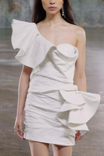 Короткая юбка с объемными деталями — zw collection
