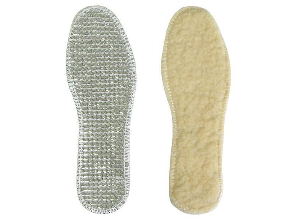 Стельки для обуви овчина иск. с фольгой №3 в ассортименте