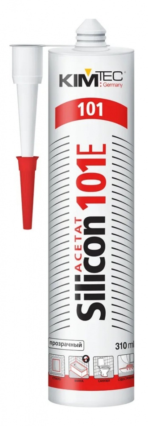 Силикон УНИВЕРСАЛЬНЫЙ  345ml (ПРОЗРАЧНЫЙ) КимТек  (20/1шт)