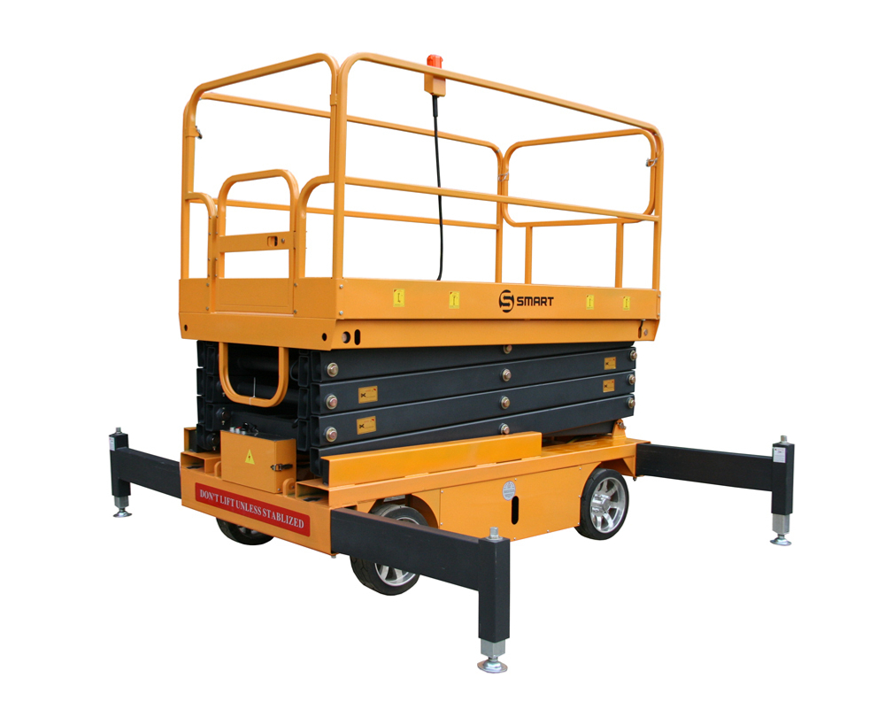 Подъемник ножничный несамоходный SJY-0.3-13 (AC 300 кг; 13 м) SMARTLIFT (SMART)