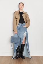 BAD GIRL LARGE BAG BLUE