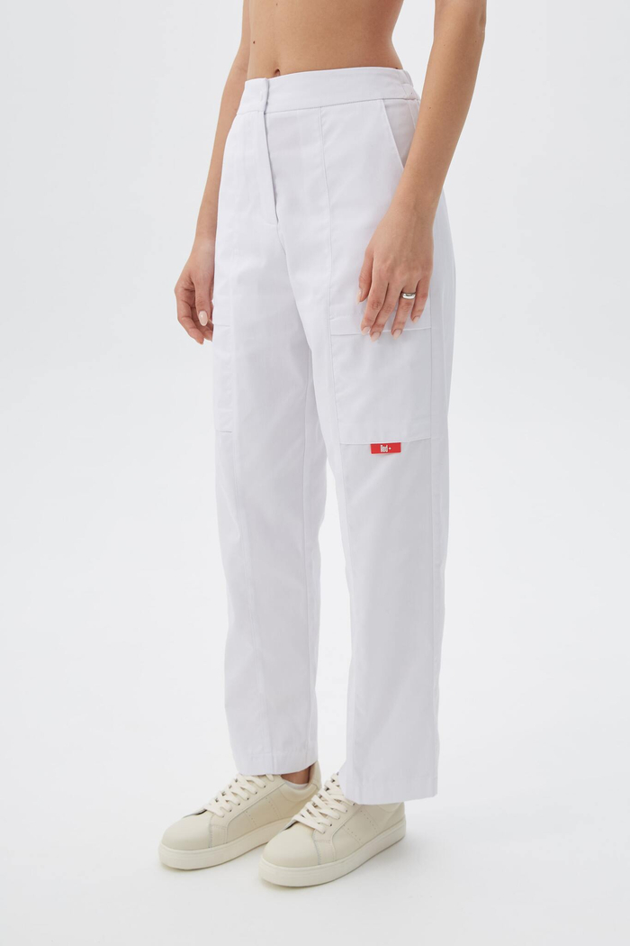 Брюки медицинские женские Котонэ, белый