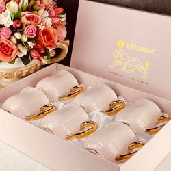 Lenardi 133-368 Набор из 6 кружек 400мл MULTICOLOR в под.уп.(х6)Фарфор