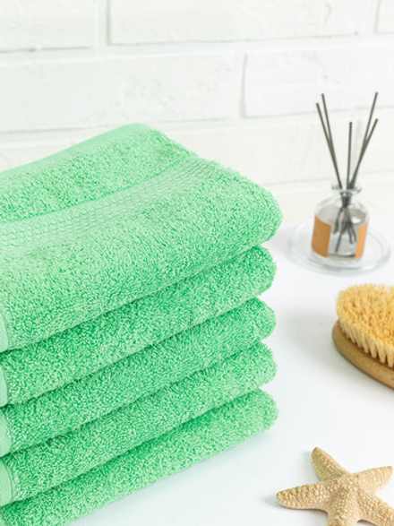 Полотенце махровое, г/к, 100х150, арт. 100-150 BS, 400 гр/м2, цвет: 601-салатовый,