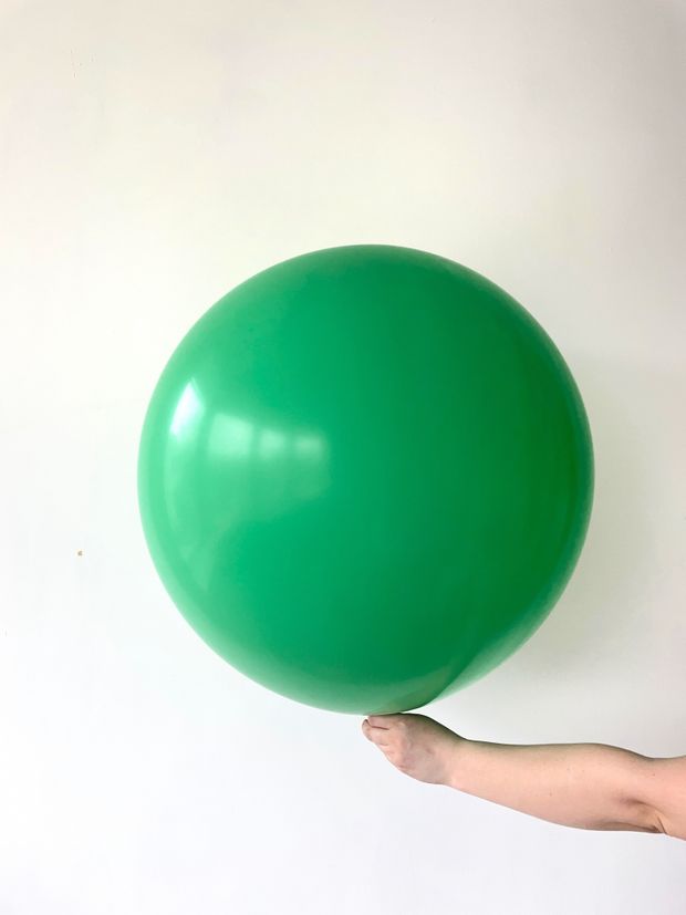 S шар гигант 24"/60 см весенне-зелёный (БГ-90)