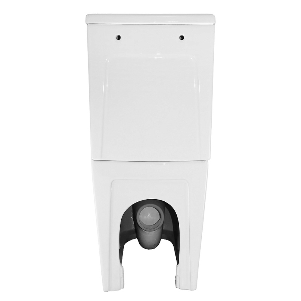 Унитаз-компакт Azario SAVIA 370х640х810 напольный, безободковый, система смыва Rimless, с быстросъемным сиденьем "Микролифт" (AZ-8303D-s)