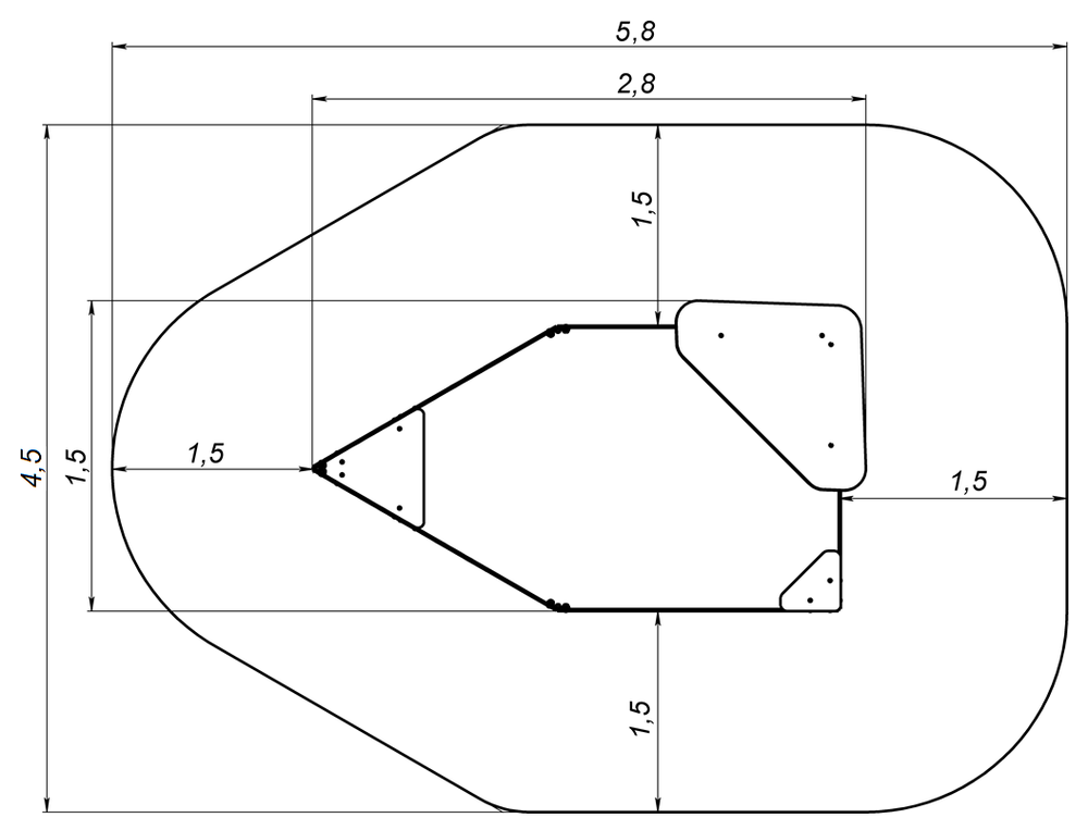 Песочница Кораблик ПС105.00