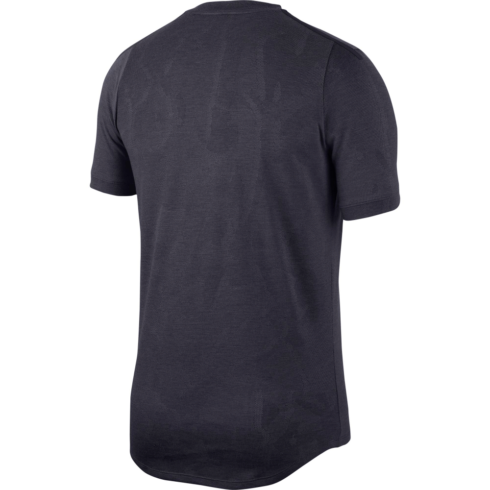 Футболка мужская теннисная Nike Court Dry Challenger Top SS - gridiron/white