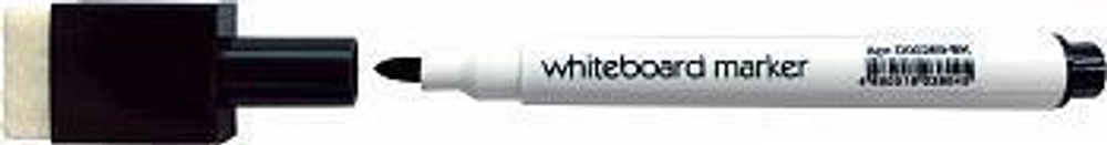 Маркер для доски с губкой и магнитным держат.черный (Dolce Costo)