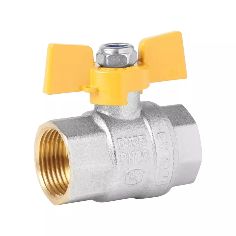 Кран шар. газ 3/4&quot; вн./вн. баб. (VIER)