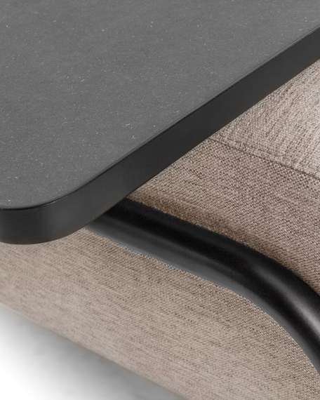 Трехместный диван Compo с большим подносом, бежевый | La Forma | Испания