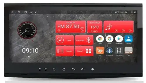 Магнитола для Volkswagen Touareg 2002-2010, Multivan T5 2003-2015 - Kuberg SL-V880 Android 10, Быстрая, CarPlay, SIM-слот